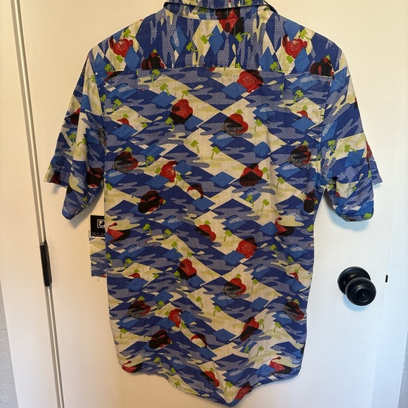 Ezekiel Men's Multicolor Abstract Shirt - Picture 3 of 3